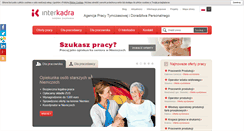 Desktop Screenshot of interkadra.pl